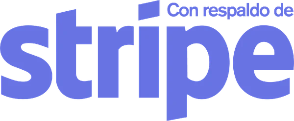 Con respaldo de Stripe